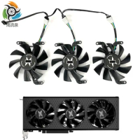 New 75MM Cooling Fan For XFX Speeder MERC QICK 308 Radeon RX 6600XT 6500XT Black ULTRA Gaming Graphics Card Cooler Fan