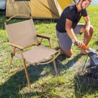 Aluminum Alloy Kermit Folding Chair Outdoor Portable Chair Light Camping Barbecue Camping Fishing Chairs Portable Chair