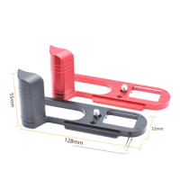 2 Colors Aluminum Camera Hand Grip Bracket &amp; Wrench L Shape Quick-Release Plate Mount For Leica Q2 Camera