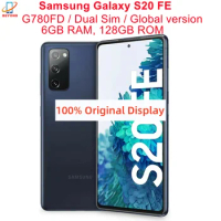 Samsung Galaxy S20 FE S20 Lite G780F/DS Dual Sim Global Version 6.5" ROM 128GB RAM 6GB NFC Octa Core Original 4G LTE Cell Phone