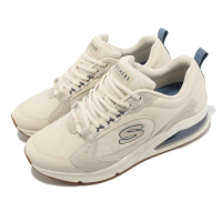 【SKECHERS】休閒鞋 Uno 2-90s 2 男鞋 白 杏色 健走鞋 氣墊 支撐 緩衝 記憶鞋墊(183065OFWT)
