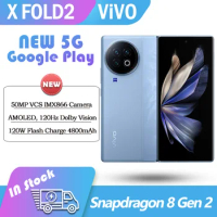 VIVO X Fold2 Foldable Phone Snapdragon 8 Gen2 5G 50MP OIS Camera Origin OS AMOLED 120Hz 120W SuperCharger 4800mAh OTA Google NFC