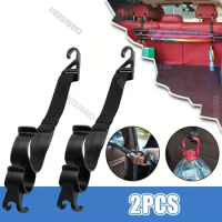 NEW 2pcs Multi-Function Car Back Seat Hook Rear Seat Headrest Hanging Hook Umbrella Holder Seat Back Storage Interior Organizer