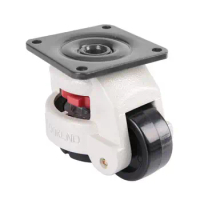 4Pcs 2" Retractable Leveling Casters Caster Wheels Replacement 551lbs Capacity Heavy Duty Trolley Platform Castor