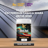 Golden Horse Silent Roof Cat Peredam Panas & Suara Untuk Seng 1 KG Damper Sand Texture Paint spandek