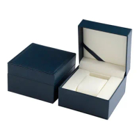 High-grade PU Leather Watch Box Blue Packaging Box Watch Box Gift Boxes Watch Cases Storage