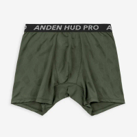 【Anden Hud】男款_吸濕排汗系列．機能長版平口內褲(沉灰綠-AH Pro緊帶)