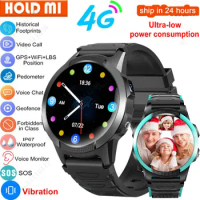 New Smart Watch Kids 4G GPS WIFI Tracker Video Call SOS with Vibration Children's Smartwatch Baby