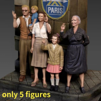 1/35 Die Casting Resin Figure Model Kit II Family Celebration THE WAR'S OVER DIY Toy Unassembled Unpainted Kit Garage kit