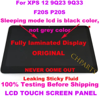 12.5'' 1080p Replacement For Dell XPS 12 9Q23 9Q33 f20s p20s LP125WF1-SPA2 A3 LCD Assembly Touch Screen Digiter Panel With Frame