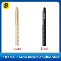 Insta360 114cm Invisible Selfie Stick For Insta 360 X4 / X3 / Ace Pro / Ace / GO3 / GO2 / X / X2 Gold Stick Original Accesso
