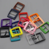 1pcs Plastic Buckles for Swatch Clasp 16mm 19mm 20mm Colorful Watch Strap Pin Buckle Women Wen Watches Accessories