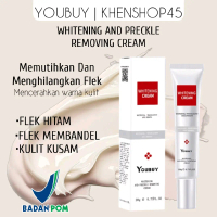 ( PAKET 2PCS ) YOUBUY Whitening and Freckle Removing Cream krim pemutih wajah Light Dark spots Flek