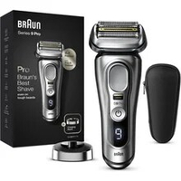 Braun Series 9 Pro 9417 Wet &amp; Dry Rechargeable Shaver + Charging Stand + Travel Case