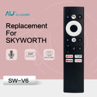 TV Voice Remote Control Suitable For Coocaa Android TVs Skyworth Smart