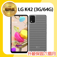 【LG 樂金】福利品 K42 6.6吋大螢幕智慧型手機(3G/64G)