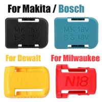 5/10pcs For Makita/Bosch/Dewalt/Milwaukee18V Batteries Wall Mount Tool Bracket Fixing Devices Machine Holder Battery Storage