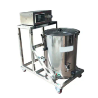 Soy wax heating melting candle filling machine/automatic scented candle filling making machine