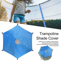 Trampoline Shade Cover Trampoline Top Cover Waterproof Oxford Trampoline Canopy Anti-UV Trampoline Sunshade Trampoline Supplies