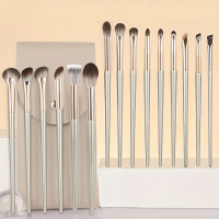 ชุดแปรงแต่งหน้ามืออาชีพ 15 ชิ้น ขนแปรงไนลอน ด้าม ABS แบบแปรงปาล์ม อ่อนโยน เหมาะสำหรับทุกสภาพผิว เหมา