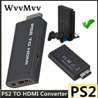 Full HD PS2 to HDMI-compatible Converter 1080P Video Conversion Transmission Interface Adapter Game Console to HD TV Projector