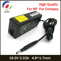 QINERN 19.5V 3.33A 65W 4.8*1.7mm AC Laptop Charger For HP For Compaq 6720s 510 620 G3000 Notebook Power supply Laptop Adapter