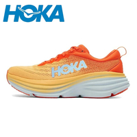2025 New Original ✅ HOKA Bondi 8 Breathable Anti Slip Shock Absorption Men and Women Running Shoes