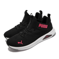 Puma 慢跑鞋 Enzo 2 Uncaged 襪套式 女鞋 透氣網布 穩固包覆感 運動休閒 緩震 黑 紅 195106-06