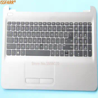 Original FOR HP PAVILION 15-AC AF AY AJ 250 G5 US Laptop keyboard with Palmrest Upper Cover