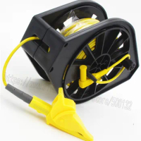 Yellow Cable Reel GEO Earth Ground Resistance Testing Meter Test Leads Use For 1621 1623 1625 Kyoritsu 4105A 4105AH 4102A