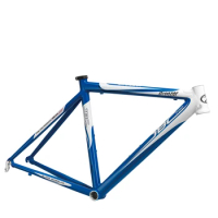 Alluminum alloy Road Bike Frame with Carbon Front Fork 700c*54cm 56cm blue