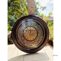 Ukiran Abadi - Luxury Handcrafted Jam Dinding Kaligrafi - Kayu Jati Jenitri - Asli Jepara - Hiasan D