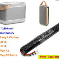 CS 2600mAh Speaker Battery J406/ICR18650NH-2S for Bang&amp;Olufsen BeoLit 15, BeoLit 17, BeoPlay A2, BeoPlay A2 Active