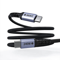 【魔宙】Type-C PD3.1 240W 48V/5A 大功率數據傳輸線1.5M