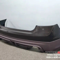 PP rear bumper and RR Style Fiber glass rear diffuser For HONDA Civic Type R FD2