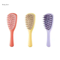 Hair Scalp Massager Shampoo Brush Shower Hair Brush with Long Handle for Scalp D2TA