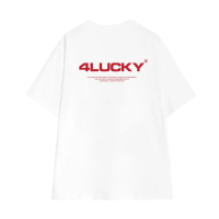 COD Áo Thun Trơn Unisex 4Lucky 6034 - Tay Lỡ Form Rộng Oversize Streetwear