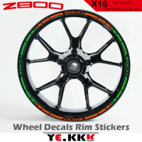 For Kawasaki Z800 Z 800 17 Inch Wheel Hub Sticker Decal Z800 Logo Custom Color