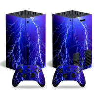 Thunder For Xbox Series X Skin Sticker For Xbox Series X Pvc Skins For Xbox Series X Vinyl Sticker Protective Skins 1