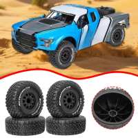 อุปกรณ์เสริมล้อและยางรถ RC, 4x 1/10, ชิ้นส่วนรถ RC, สำหรับของเล่นควบคุมระยะไกล