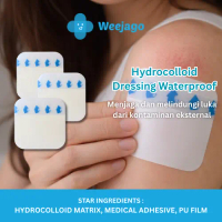 Weejago Hydrocolloid Dressing Waterproof - Pembalut Luka - Plester Luka Anti Air - Pembalut Pelindun