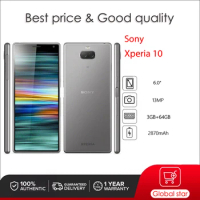 Sony Xperia 10 4G I3113 I3123 Original Unlocked Octa-core 6.0" 64GB 3GB Snapdragon Cellphone 13MP Fingerprint Smartphone