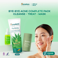 Bundling Isi 3 ) Himalaya Purifying Neem Clay Stick Mask 30gr + Purifying Neem Face Wash 100ml + Pur