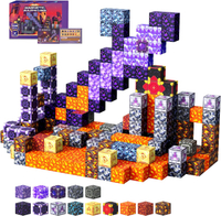 Magnetic Blocks Building Toys - 108PCS Magnet Building Blocks Set Construction Cubes STEM Sensory St