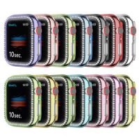 Diamond Bumper Protective Case for Apple Watch Cover Series 5 4 3 2 1 38MM 42MM Cases For Iwatch 5 4 40mm 44mm watch accessories