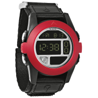 【NIXON】The BAJA 核心啟程多功能概念運動錶-紅黑(NXA489760)