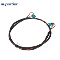 Superbat for BMW F10 F15 F20 F25 F30 Fakra Z HSD Female Right Angle NBT Video Decar 535 Cable