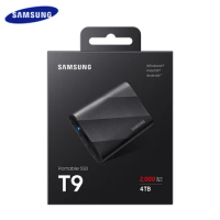 SAMSUNG SSD T9 USB 3.2 Type-C External Hard Drive NVMe PSSD 1TB 2TB 4TB Hard Disk Max 2000Mb/s Portable Solid State Drive for PC