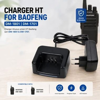 Baofeng Charger Baterai HT Walkie Talkie for Baofeng DM-1801 DM-1701 Hitam
