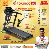 TWEN T600M Treadmill Elektrik Treadmill Listrik Treadmill Multifungsi Treadmill Murah T600MA 2tahun